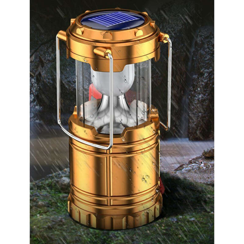 Solar Multi Functional Camping Tent Work Outdoor Lighting Light Portable Horse Lantern_voghion.com