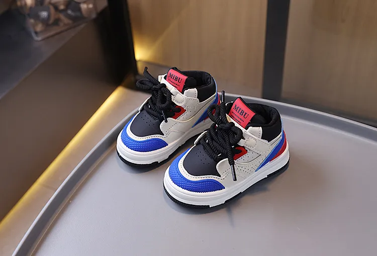 Kids Fashion High Top Casual Sport Girls Boys Youth Non-slip Board Shoes Autumn New Soft Sole Littlesprouts Toddler_voghion.com