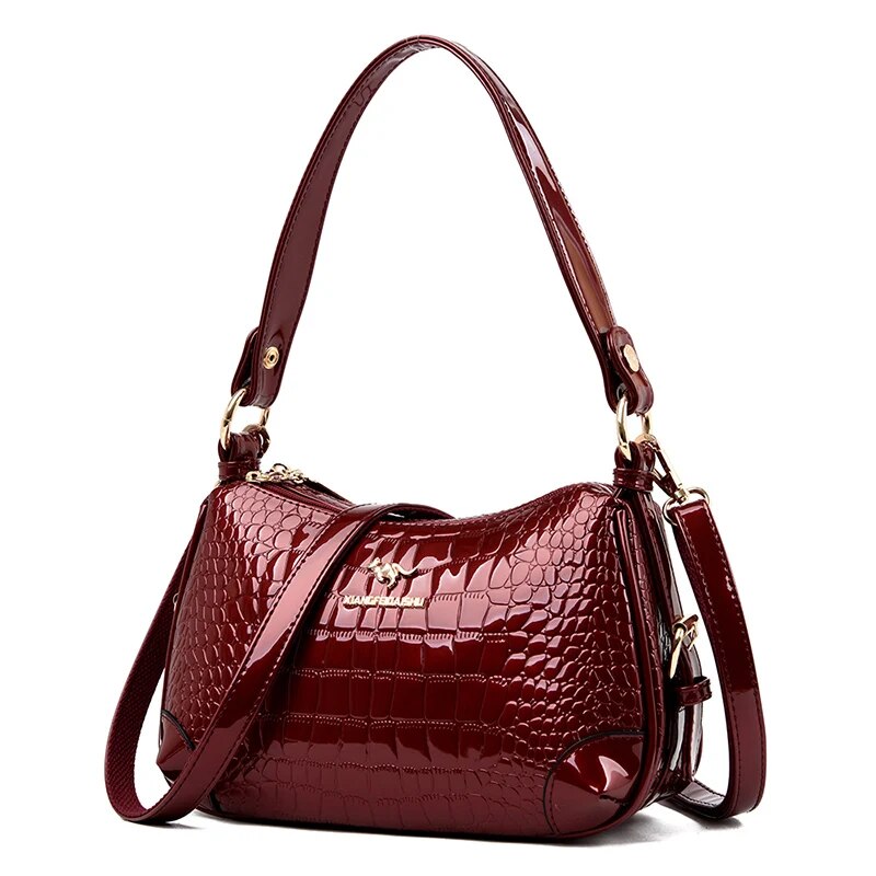 Designer Pu Leather Crossbody Bags For Women 2024 Shoulder Messenger Bag Lady Travel Handbags And Purse_voghion.com