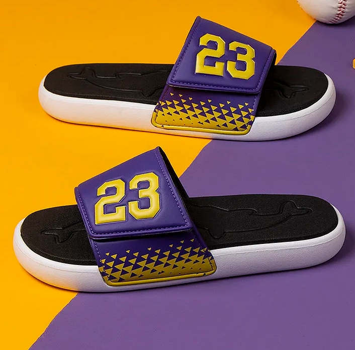 Pantoufles d'été pour hommes, fond super épais, tendance, sandales à un mot, personnalité, antidérapantes, chaussures de plage décontractées assorties avec tout