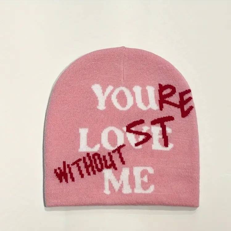 Herrenhüte Strickmützen Lässige Mode Outdoor Warm Vielseitige Nische Ins Beliebtes Gesicht Kleine Jacquardmütze_voghion.com