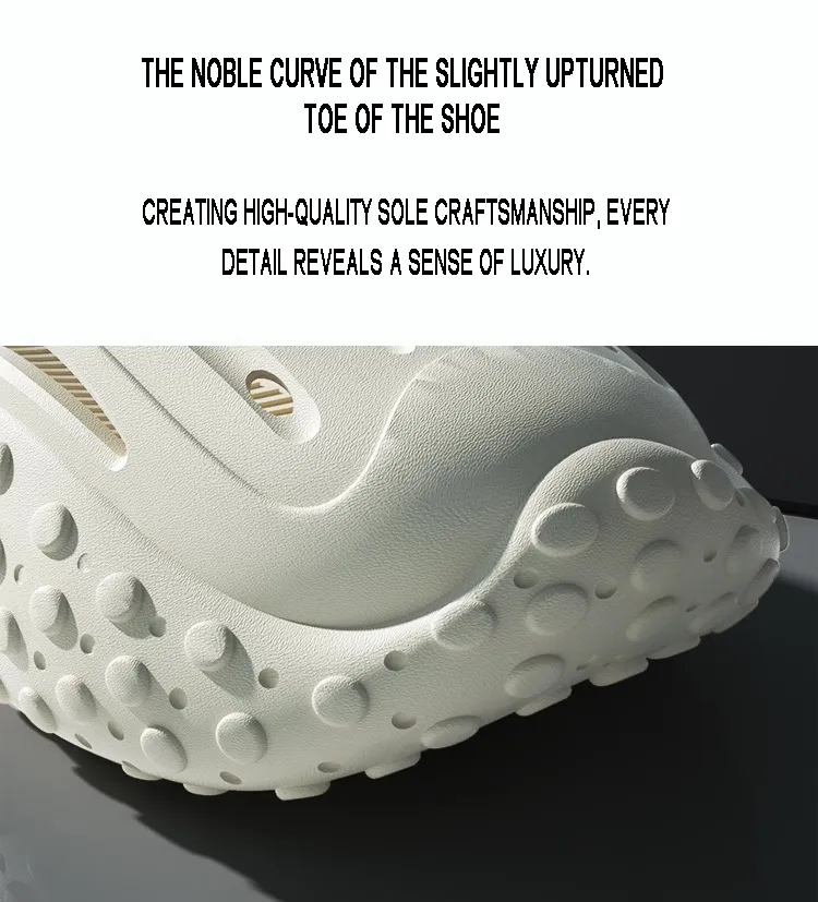 Feeg wie auf Kot treten EVA dick besohlte perforierte Schuhe lässiger Sporttrend zwei tragen Sandalen Männer und Frauen_voghion.com