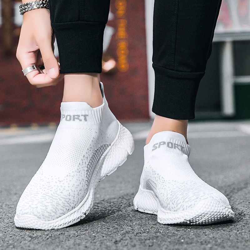 Slip On Men Outdoor Lightweight Men's Loafers Non-slip Soft Male Walking Shoes Breathable Mesh Casual Sneakers 2024_voghion.com