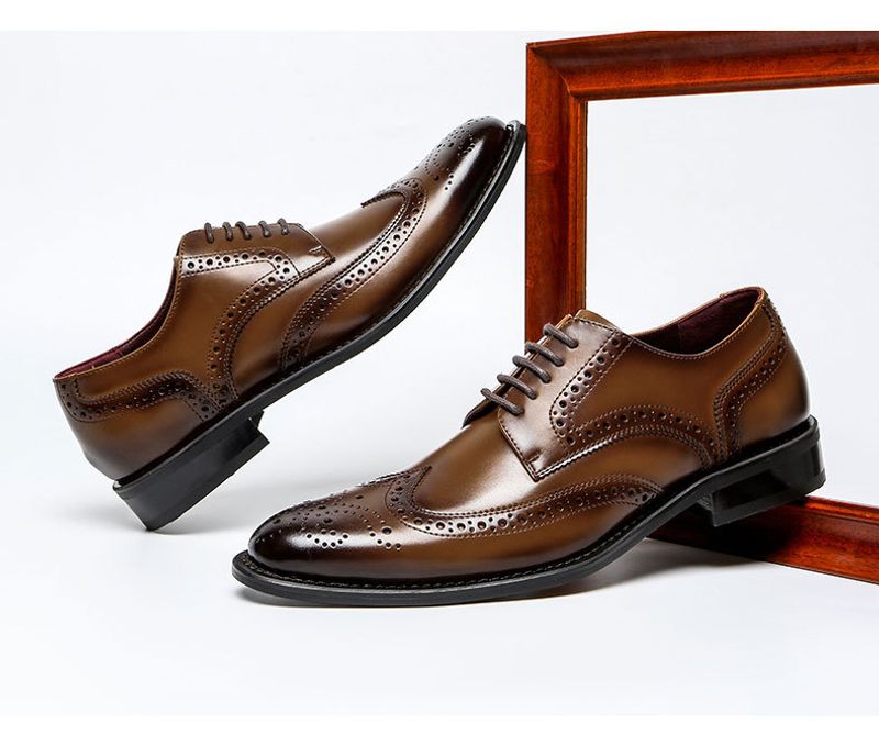 Japanse grensoverschrijdende zakelijke leren schoenen voor heren_voghion.com
