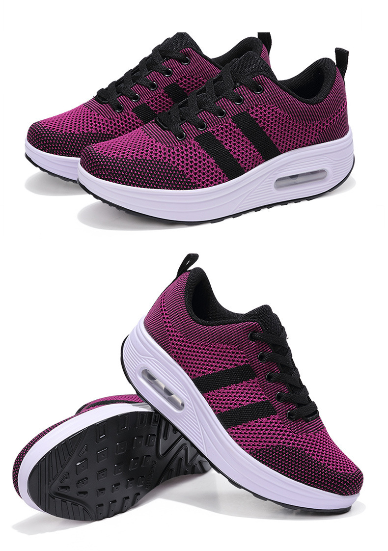 Nouvelles chaussures pour femmes à coussin d'air, tendance printemps, décontractées, à semelle épaisse, en vente en gros_voghion.com