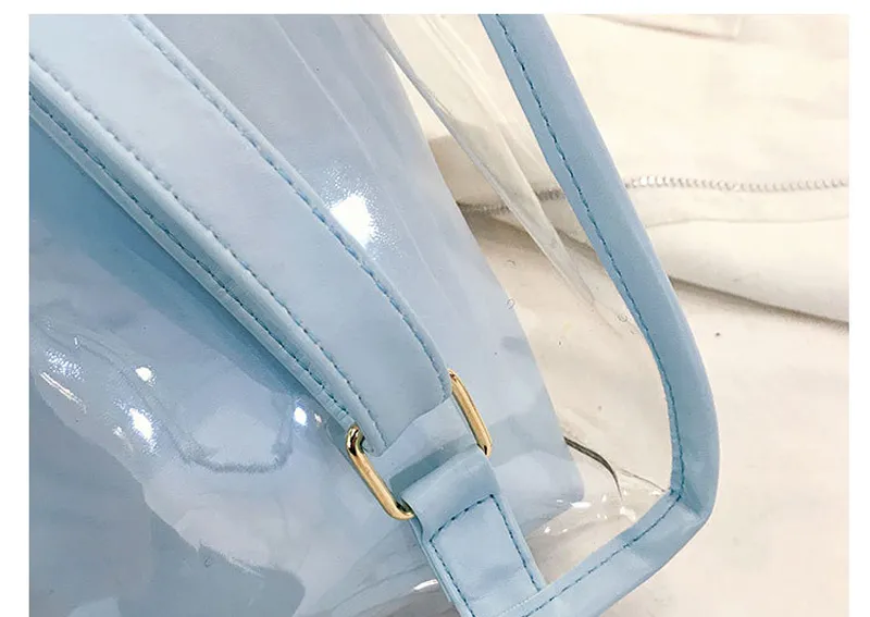 Mini moda donna PVC Designer Girl trasparente borsa trasparente zaino da viaggio in gelatina per borse a tracolla femminili da donna_voghion.com