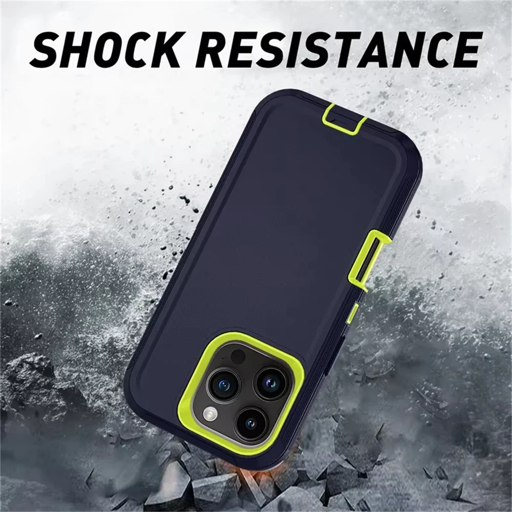 Otter Armor Shockproof Defender Phone Case For Iphone Pro Max Plus_voghion.com