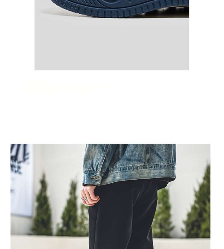 Scarpe casual in tela con suola spessa traspirante in denim da uomo, primavera ed estate 2025_voghion.com