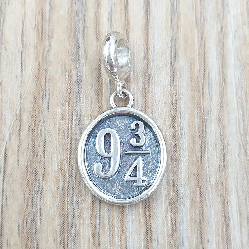 Forniture per la creazione di gioielli con ciondoli caldi Hary Poter Platform 9 3/4 stile Sterling sier coppie braccialetti per donne uomini ragazze ragazzi set ba_voghion.com
