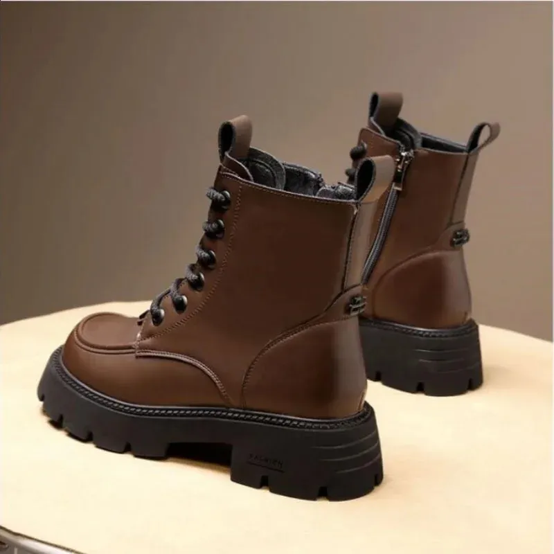 Fur Integrated Snow Winter Veet Anti Cold Womens Warm Shoes Lamb Wool Cotton Boots_voghion.com