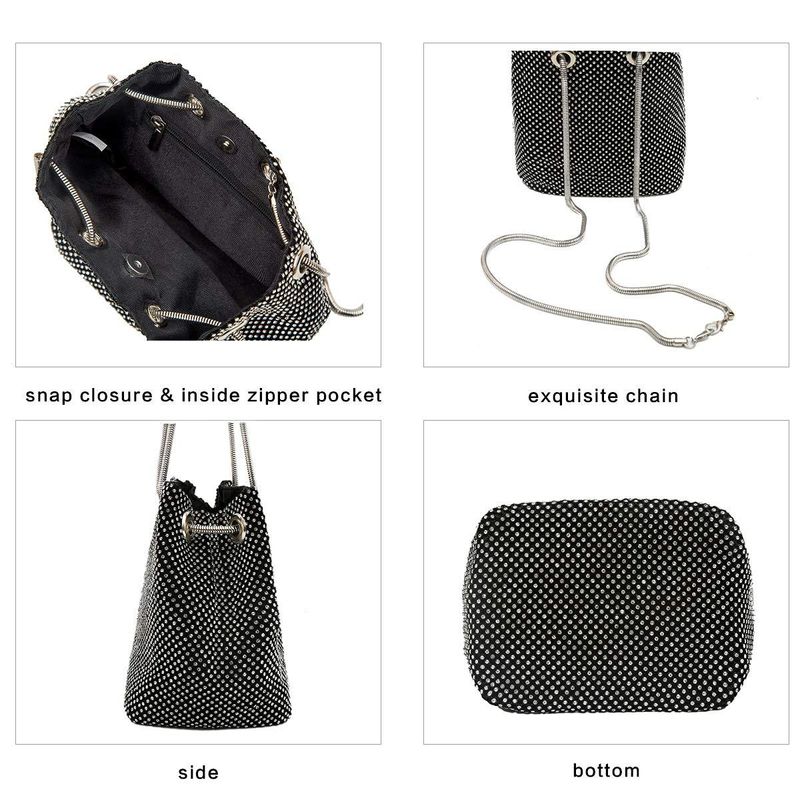 BWBW Modische Abend-Clutch Damen, Brautjungfer, Dame, Mädchen, Braut, für Abschlussball, tailparty, Hochzeit, Verlobung,_voghion.com