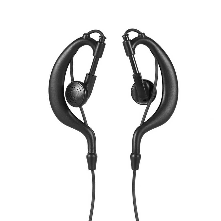 2 stk. mini walkie talkie 400-470 MHz 2-vejs radio 3 W transceiver ørestykke headset ørekopper USB-drevet 1,86-0,62 mil afstand ny_voghion.com