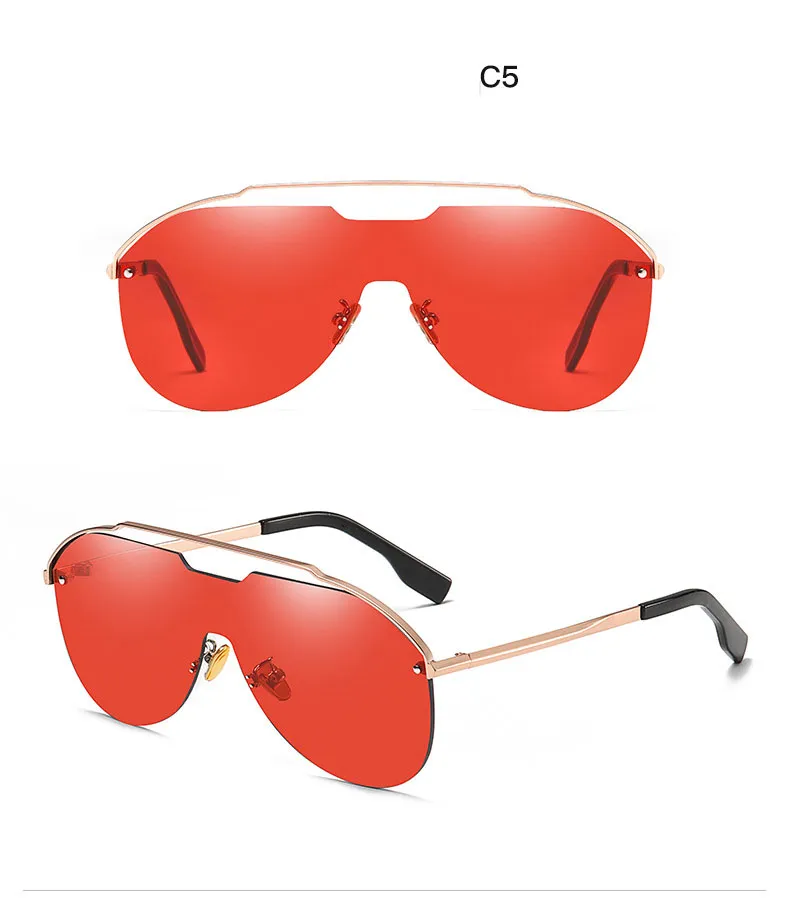 Occhiali da sole firmati da donna all'ingrosso Occhiali da vista stile personalità con montatura in lega nuovi alla moda Spedizione gratuita in tutto il mondo_voghion.com