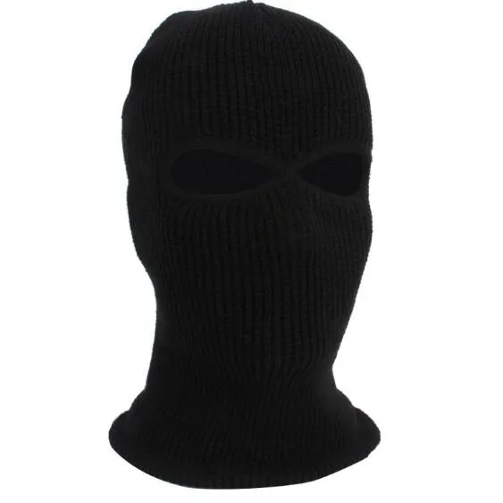 Cagoule tactique de l'armée à 3 trous pour ski, cyclisme, cagoule, casquette, masque facial d'hiver complet pour femmes et hommes, garde au chaud en hiver WL1284_voghion.com