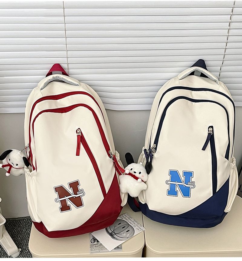 Mochila masculina e feminina de grande capacidade, à prova d'água, resistente ao desgaste, bolsa de viagem para curta distância ao ar livre, simples e_voghion.com