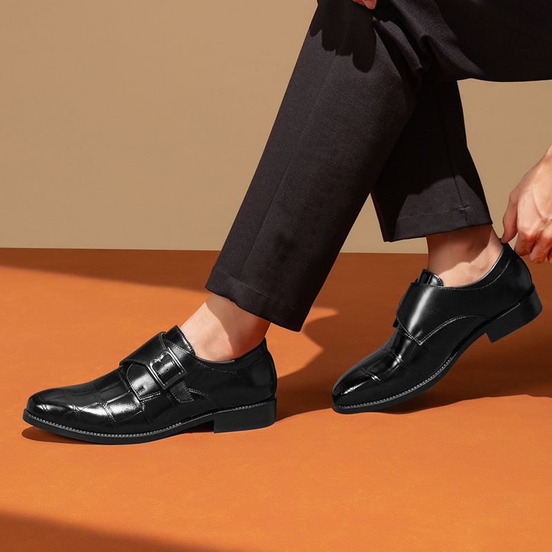 Heren Business Casual Dress Oxfords Formele Veterschoenen voor Kantoor, Feesten en Dagelijks Gebruik_voghion.com