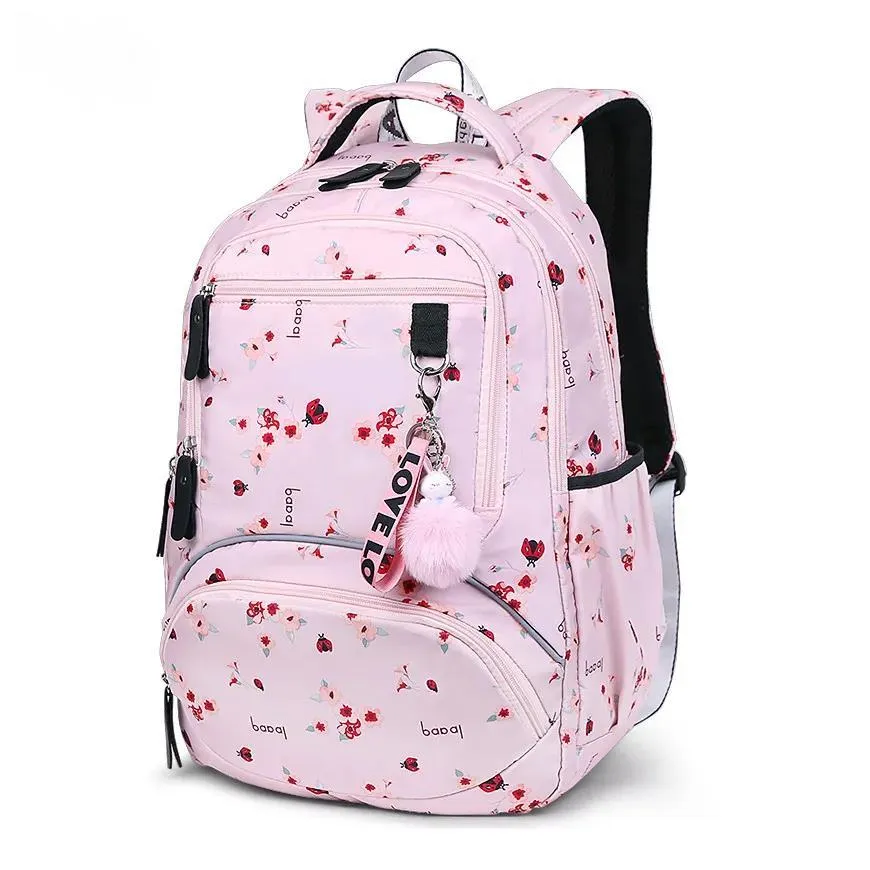 Kids Waterproof For Girls School Bags Children Backpacks Schoolbag Cute Ballon Printing Laptop Backpack_voghion.com