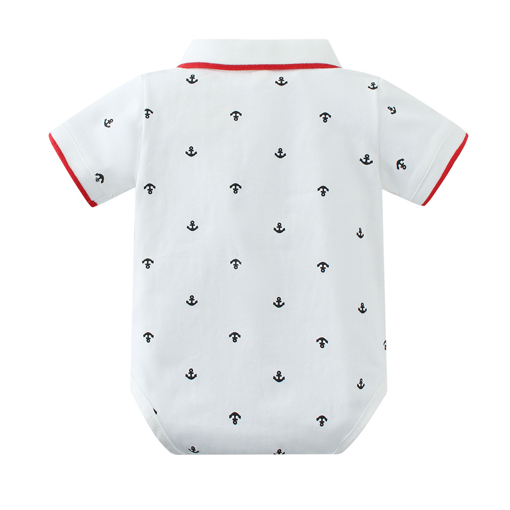 Abbigliamento estivo per neonati Mother&Kids, abbigliamento per bambini, abbigliamento da arrampicata, abbigliamento triangolare + cappello, abbigliamento da uomo multi-pezzo_voghion.com