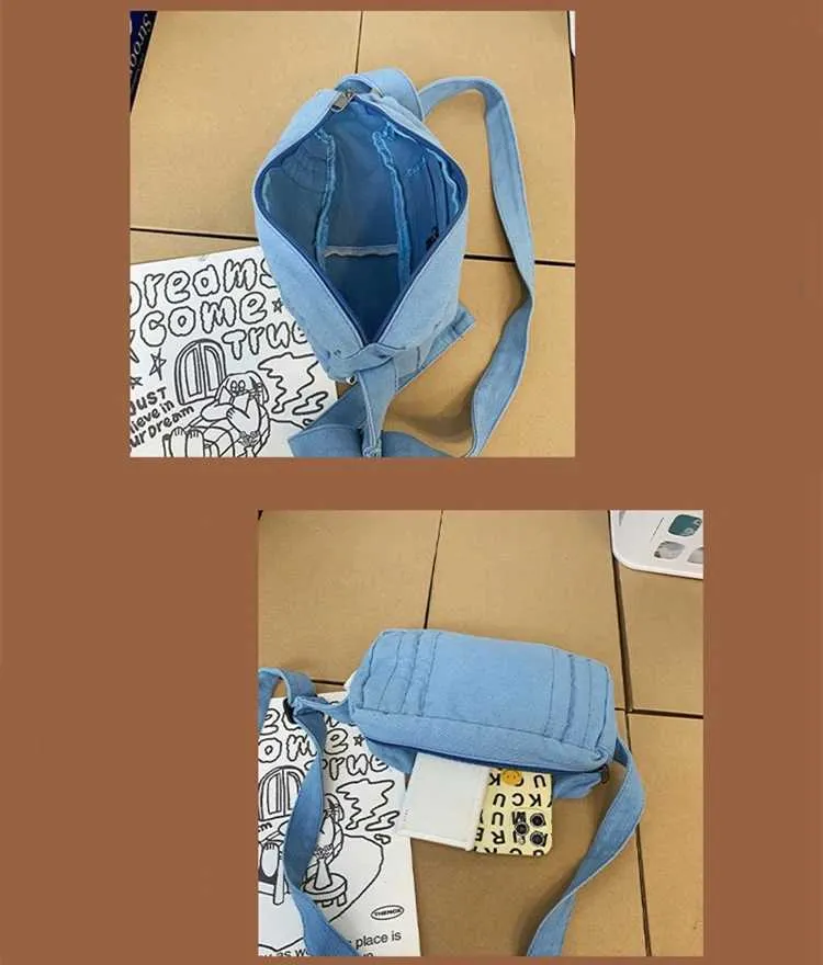 Weibliche 90er Jahre Y2K Canvas Textil Mini Square Umhängetasche für Telefon 2024 stilvolle kleine Größe Stoff Tasche Seite SG Beutel_voghion.com
