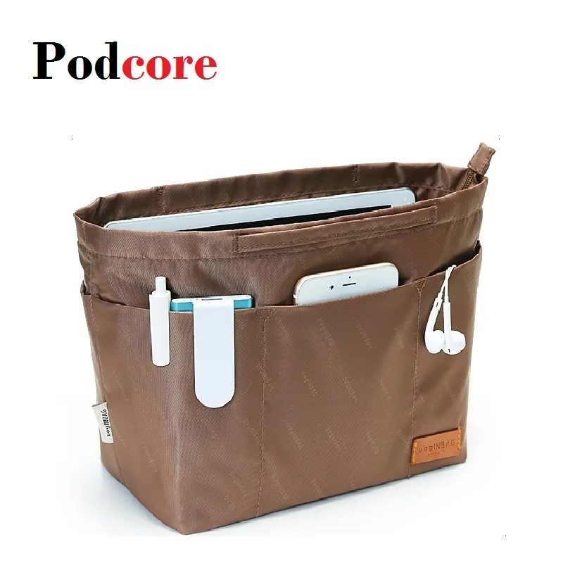 Geldbörse Nylon Große Einkaufstasche Organizer Einsatz Damen Handtasche Organizer Neceser Maquille Mujer 240724_voghion.com