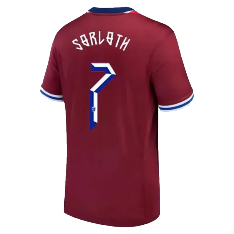 2024 NoRWaY Mens Player Soccer Jerseys National Team ODEGAARD HAALAND NUSA SORLOTH Home Away Football Shirts Adult Short_voghion.com