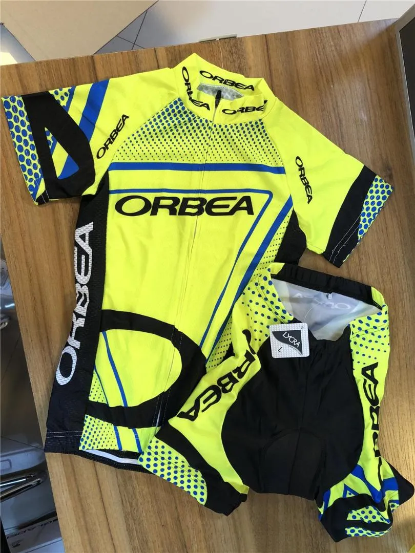Orbea Team Summer Children Cycling Jersey Set Boys Bike Clothing Shorts Sets Kids Bicycle Ropa Ciclismo/breathable And_voghion.com