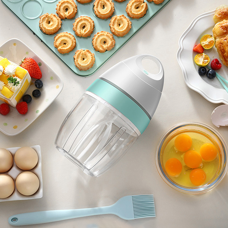 900ML Electric Whisk Milk Frother Automatic USB Rechargeable Wireless Household Food Blender Whipped Cream Stand Mixer_voghion.com