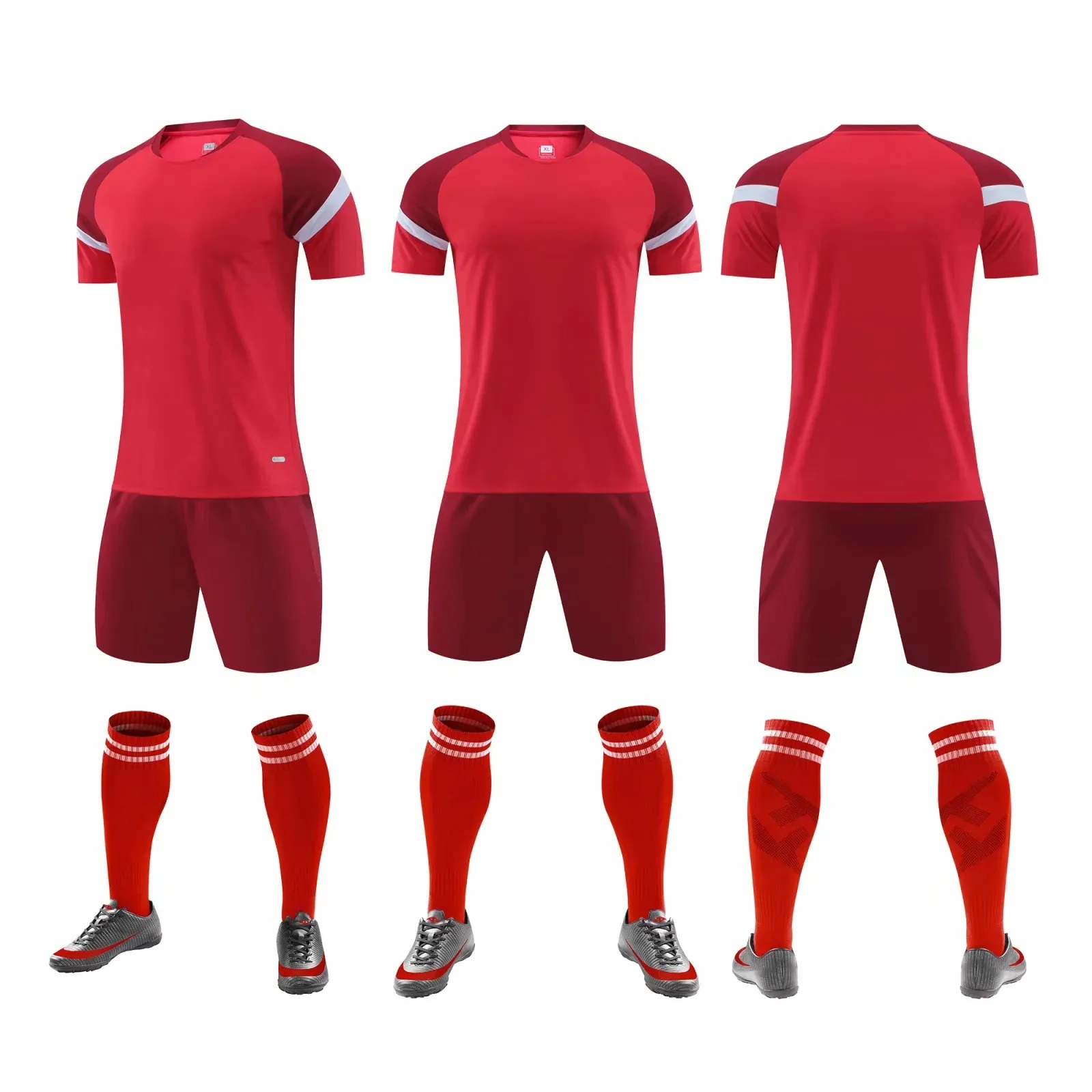 Camiseta de fútbol 22 23 personalizada DIY, ropa de entrenamiento, uniforme de equipo de práctica de fútbol_voghion.com