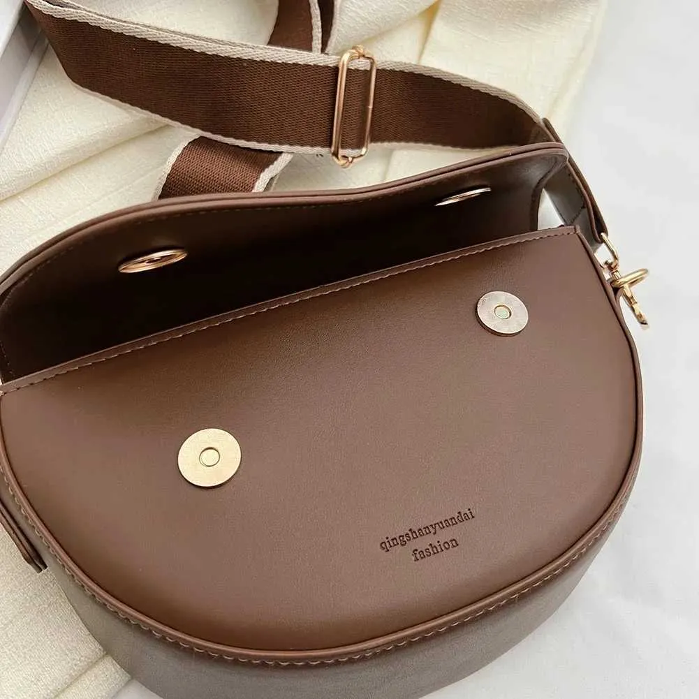 PU Leder Sattel Achselhöhle Taschen für Frauen 2023 Marke Schulter Crossbody Damen Vintage Unterarm Handtaschen Geldbörse Tasche_voghion.com