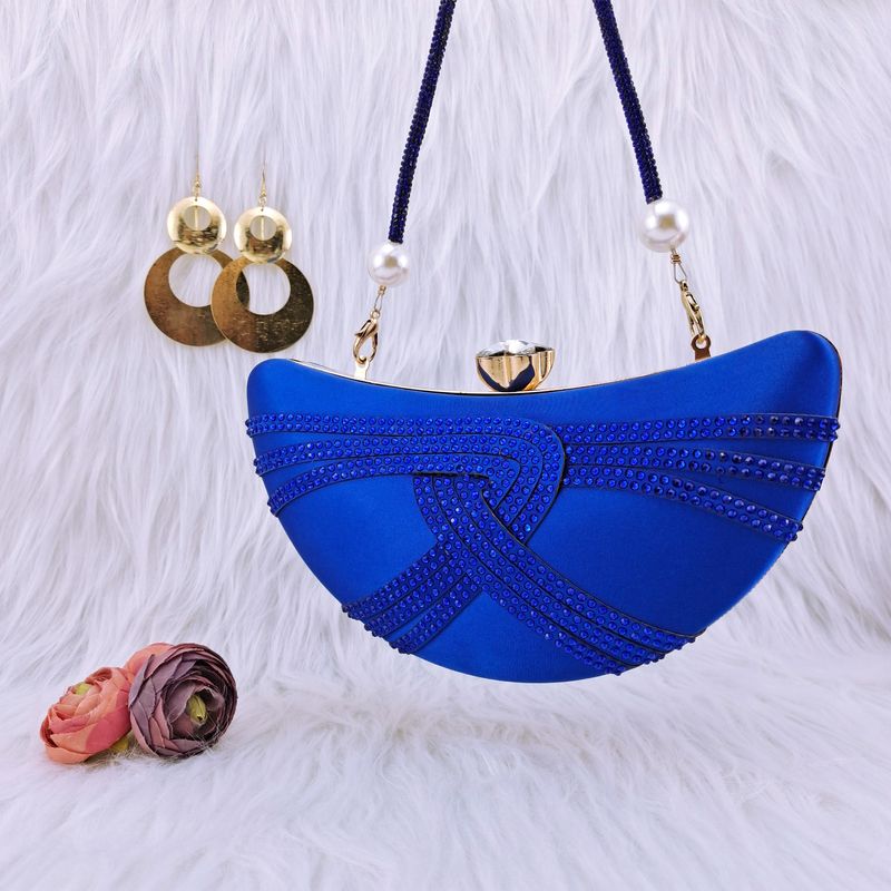 Clutch aus Cashew, farbenfrohe, heiße Dia-Gürteldekoration, Perlenarm, geeignet für den Alltag oder Bankettanlässe_voghion.com