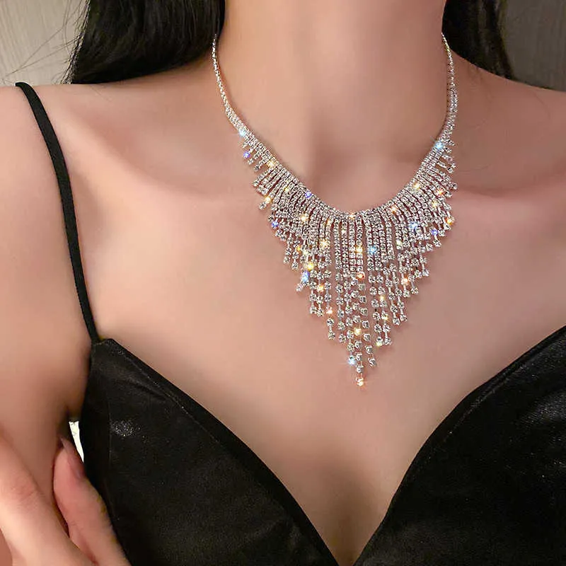 Nuovo stile alla moda con collana con nappa Dia in primavera, collane per donne, gioielli in argento sterling_voghion.com