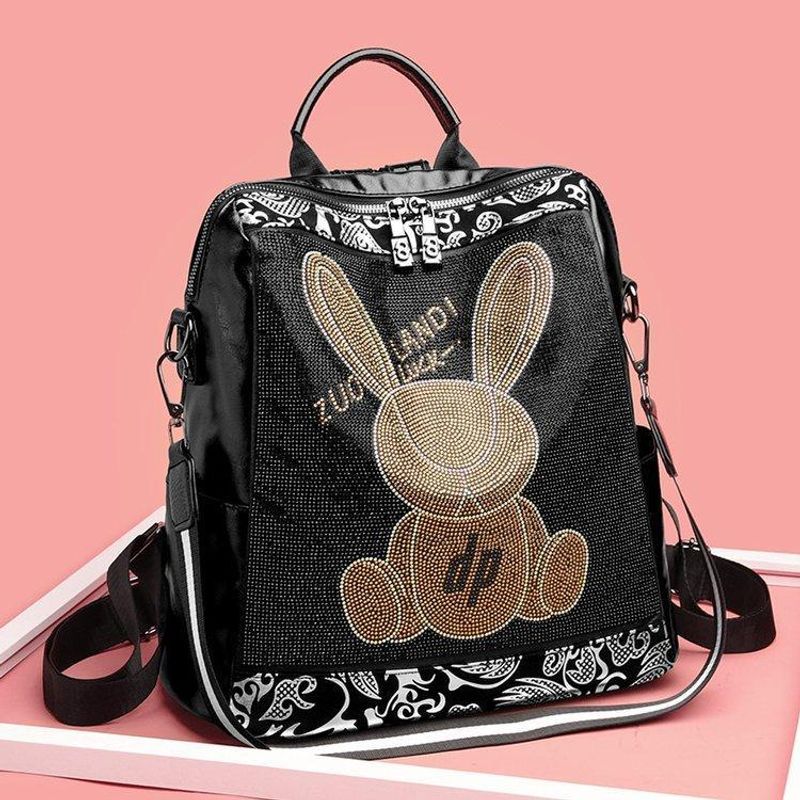 Rhie Women's 2024 Nuovo Zaino Versatile in Pelle di Alta Qualità Grande Capacità Borsa a Tracolla Casual Moda_voghion.com