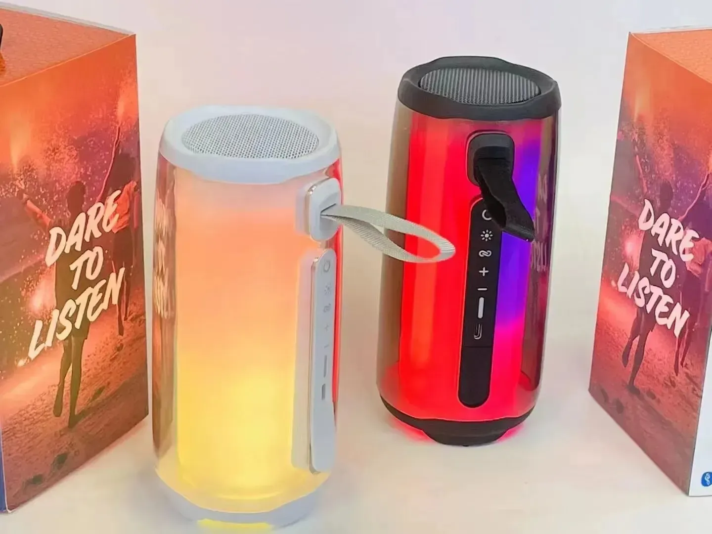 Wireless Bluetooth Speaker Speakers Puff Pulse 5 Waterproof Subwoofer Bass Music Portable Audio Full Screen Colorful_voghion.com