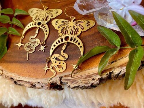 Earrings Paradise Moon Phase Earrings_voghion.com
