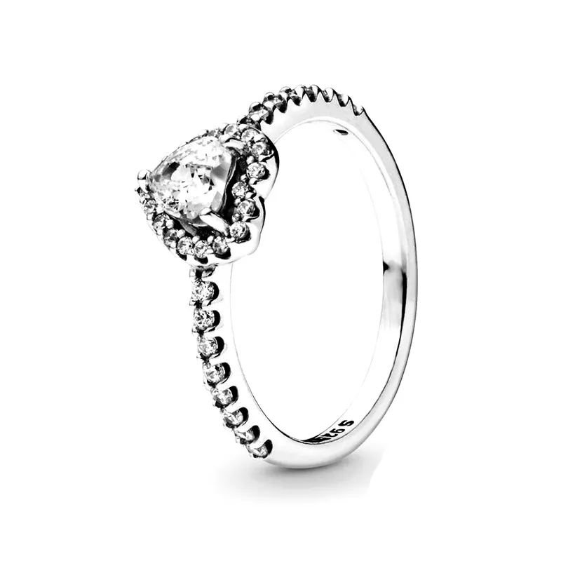 Sterg Nuovo Moda Donna Originale Corona Amore Skew Bone Fidanzamento Anello Argento Cristallo_voghion.com