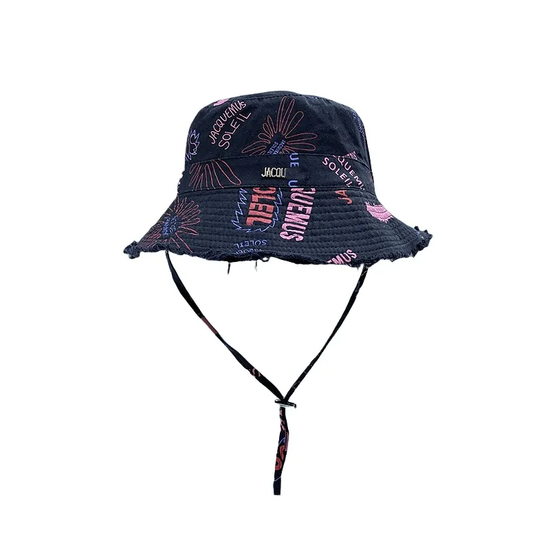 Cappelli da spiaggia estivi di alta qualità da uomo e da donna, cappelli a secchiello a tesa larga, cappelli a secchiello a quadri, cappellino antisole_voghion.com