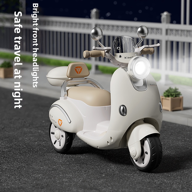 Children's Electric Motorcycles Tricycles & Cars Remote Controlled Ride on Toy for Boys & Girls Rechargeable Unisex Plastic