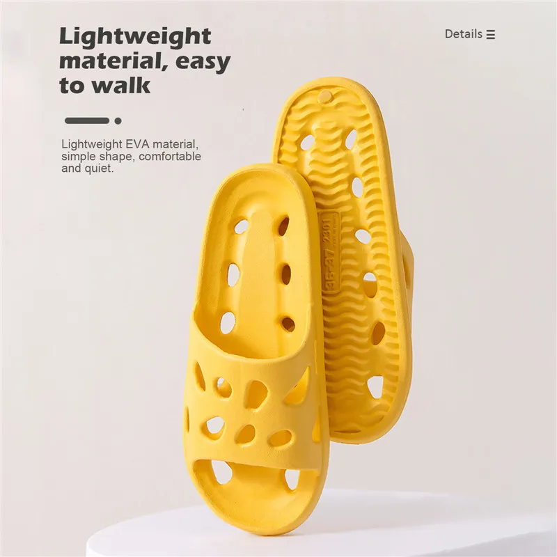 Cloud Flip Slides Beach Sandals Non-slip Bathroom Slippers_voghion.com