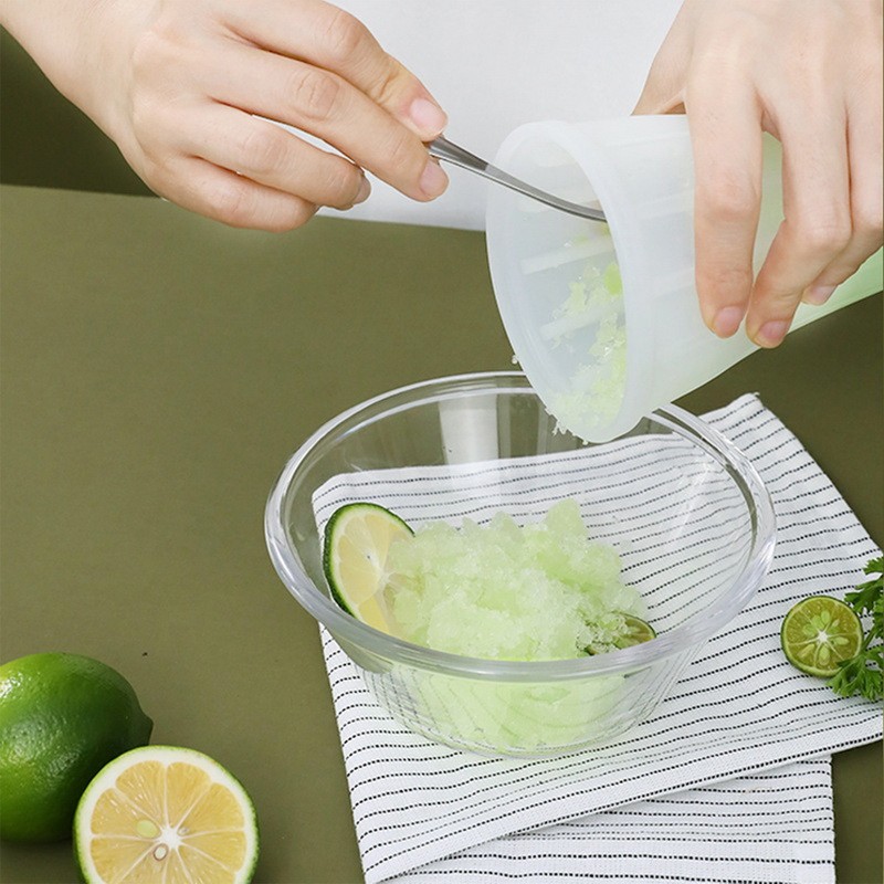 150ml Ice  Slushy Maker Cup，Summer Silicone Slushy Cup  Maker Cup Smoothie Making Container，Ice Cream Maker Quick Cooling Cup_voghion.com
