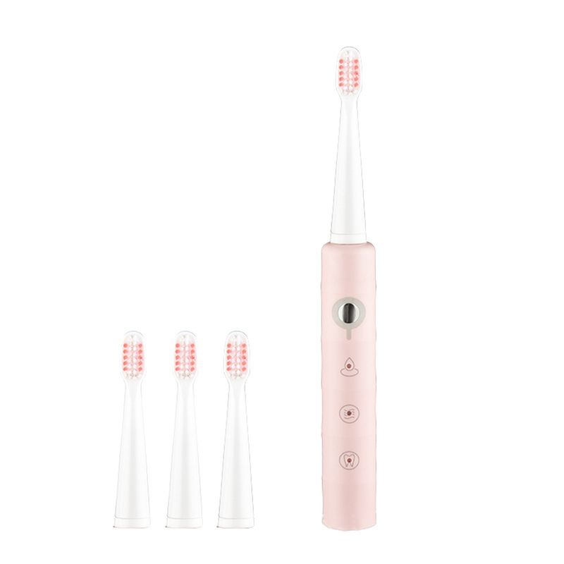 Ruixingst 1 Set Zahnbürste Automatische Wiederaufladbare ABS Tiefe Reinigung Elektrische Zahnbürste für Zu Hause_voghion.com