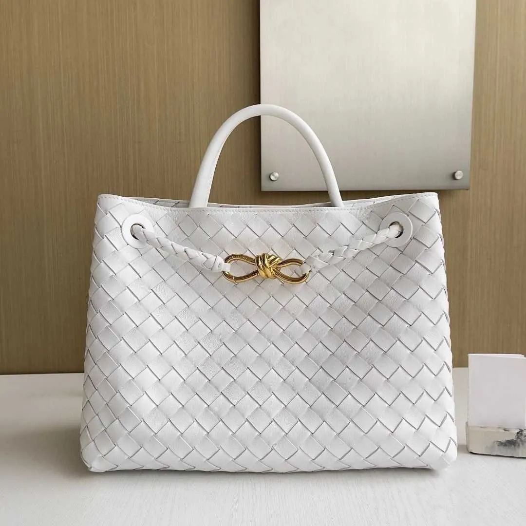 Andiamo Designer Tote B Family 8-e Schnalle Original Leder 2024 Neue gewebte tragbare Einzelschulter-Crossbody für Damen_voghion.com