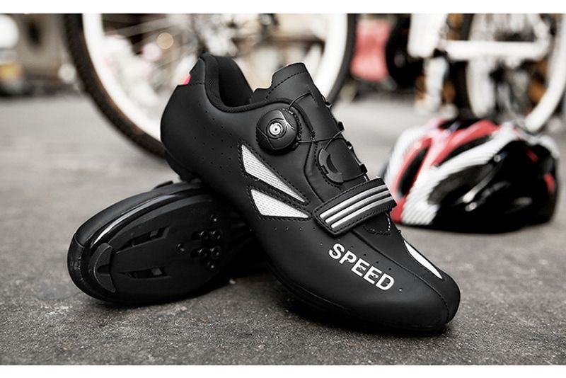 Radfahren dynamischen Fahrradschlössern, schlosslose Fahrrad-Bergschuhe für Herren und Damen mit harter Sohle_voghion.com