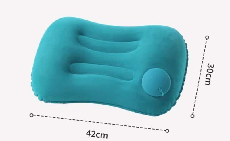 【 Brand Review 2.588 Million+】 Travel Portable Folding Inflatable Outdoor Sleeping Waist Pad Office Pillow Napping Neck_voghion.com