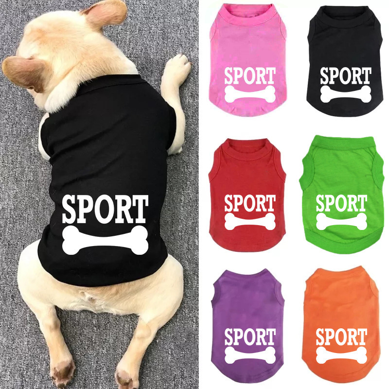 Pet Products Teddy Is Smaller Than Panda Medium And Large Dogs New Pet Clothes Vests For Spring And Summer Two Legged Clothes