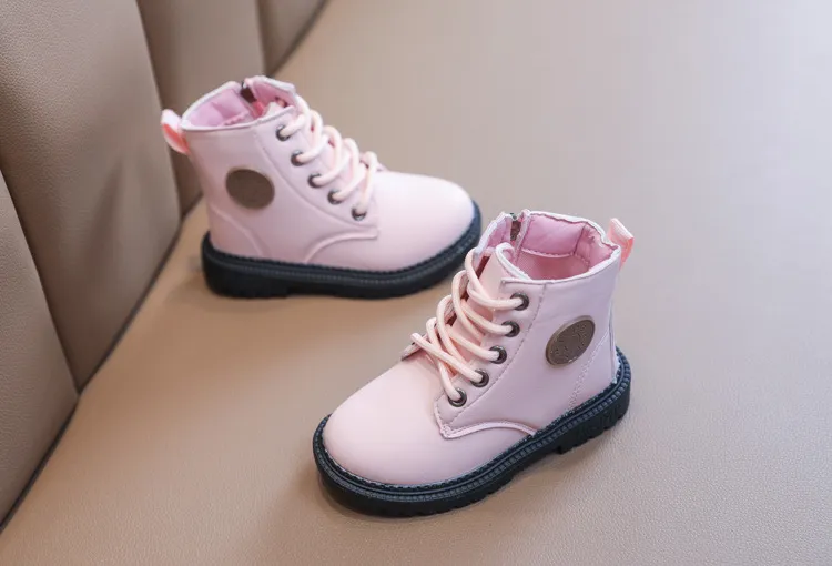 Kids Fashion Casual Toddler Boys Girls Autumn Winter Leather Littlesprouts Boots Children Running Sport Snow Shoes Sizes_voghion.com
