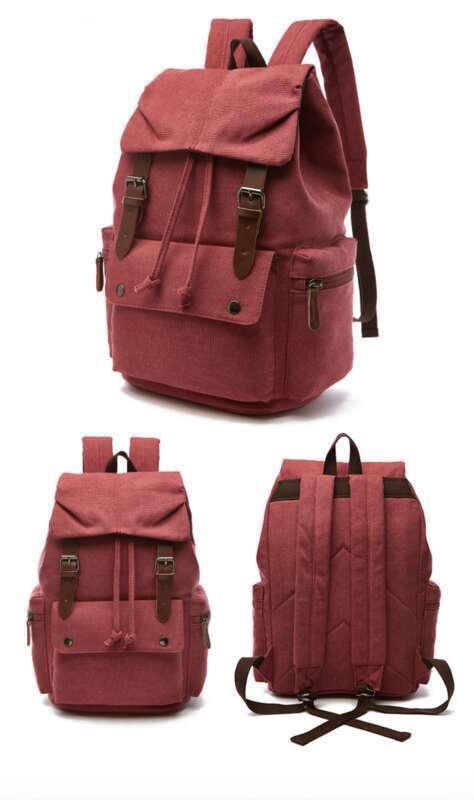 Canvas Computer Korean Version, Fashion Backpack, Student Bag, Travel Backpack_voghion.com