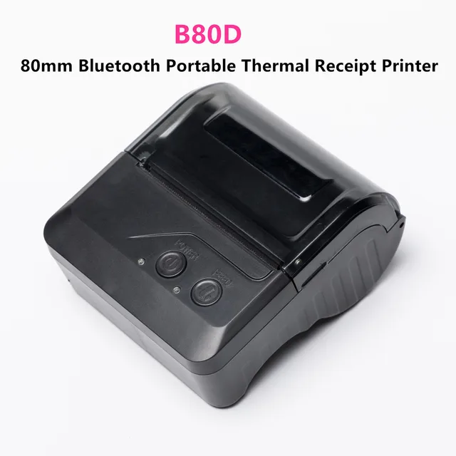 New DC5V USB 3 "80mm mini hot swappable printer Bluetooth - compatible with laptop pri, supports PC Android iOS_voghion.com