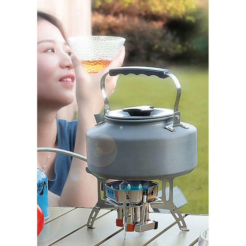 Outdoor Portable Picnic Stove, Cookware, Windproof Head, Camping Butane Gas Stove_voghion.com