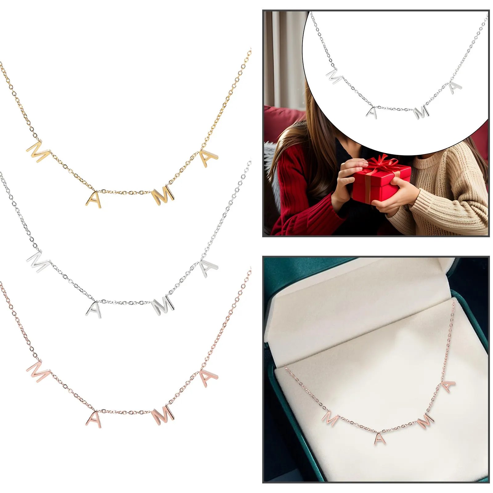 Pendant Necklaces Mothers Day Gifts From Daughter Mother's Necklace Women Jewelry Women's For Holiday Anniversary_voghion.com