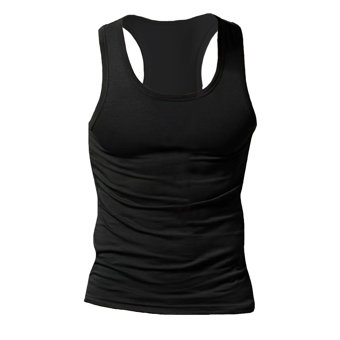 Cross-border New American Style Men's Vest Wearing Trendy Hurdle Sports Fitness Men's Spring and Summer Undershirt Vest_voghion.com